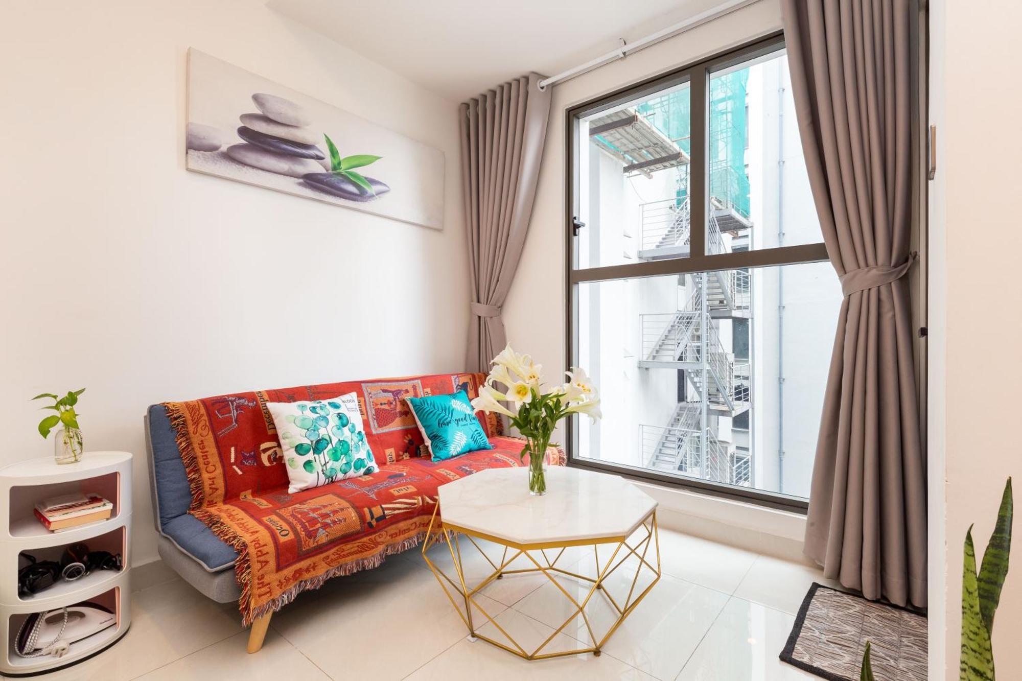 Ct Apartment At Rivergate Residence D4 โฮจิมินห์ซิตี้ ภายนอก รูปภาพ