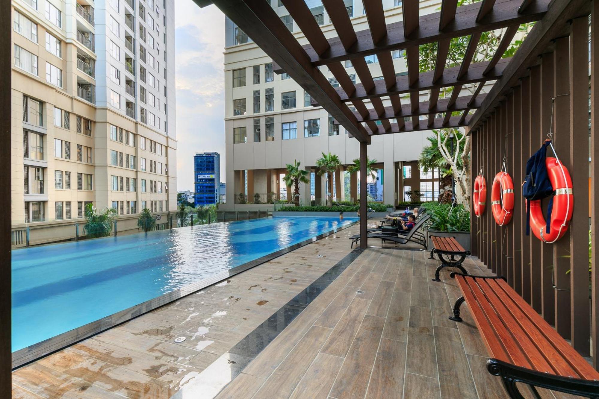 Ct Apartment At Rivergate Residence D4 โฮจิมินห์ซิตี้ ภายนอก รูปภาพ