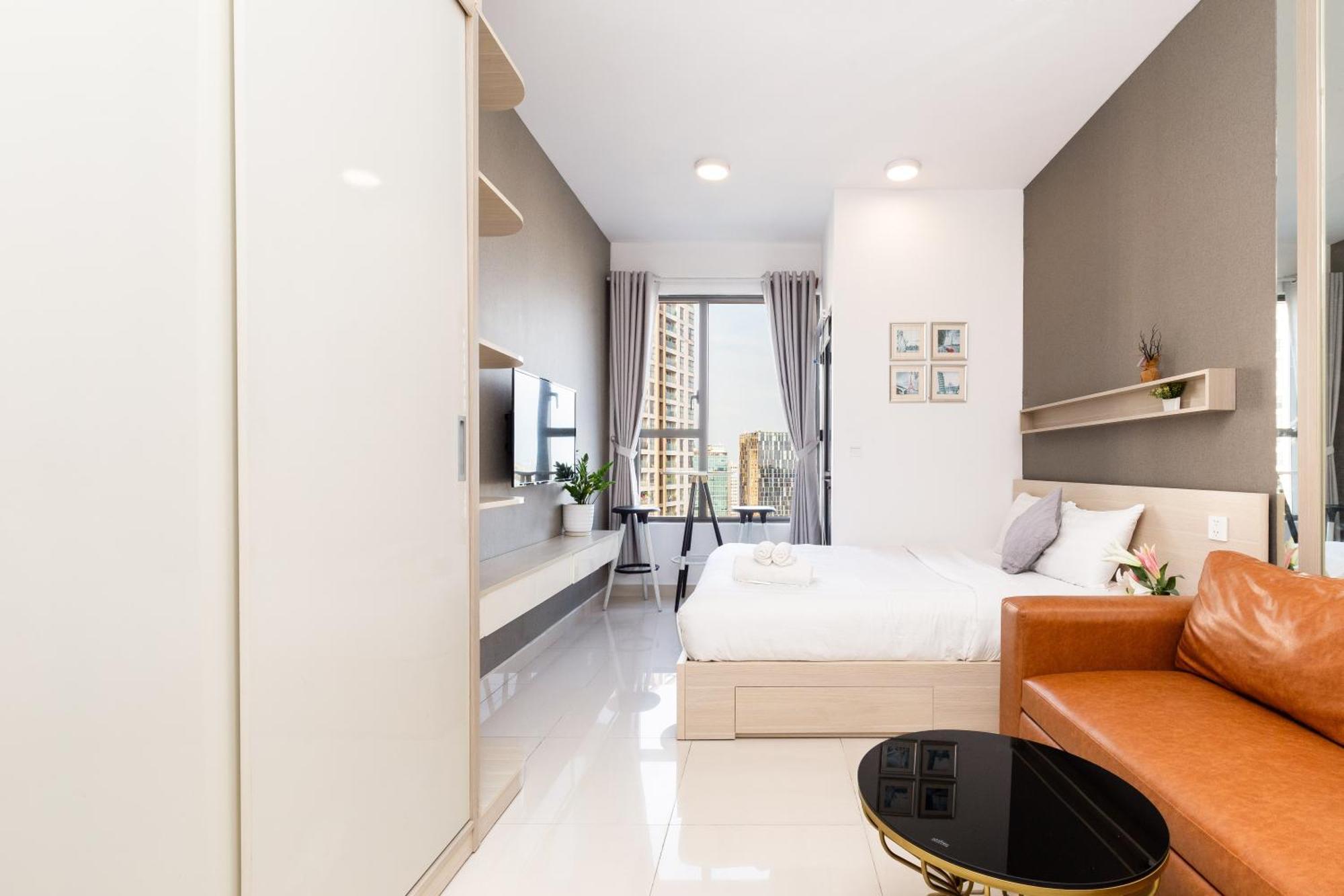 Ct Apartment At Rivergate Residence D4 โฮจิมินห์ซิตี้ ภายนอก รูปภาพ